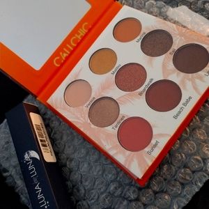 Eye shadow and lip gloss